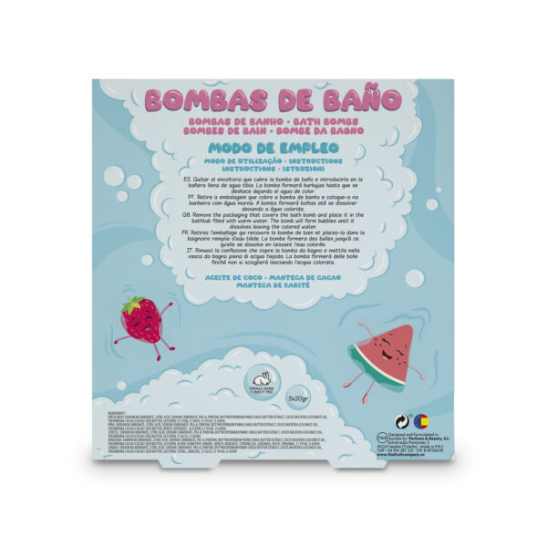 BOMBAS BAÑO FRUTAS THE FRUIT COMPANY - Imagen 2