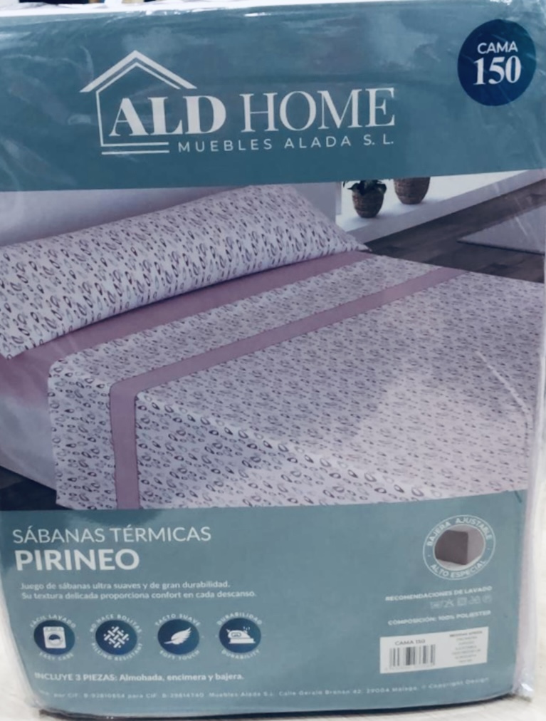 SÁBANAS DE PIRINEO TÉRMICO CAMA 150