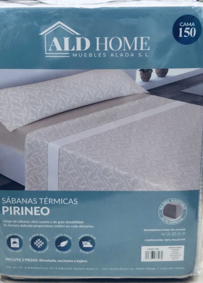 SÁBANAS DE PIRINEO TÉRMICO CAMA 150