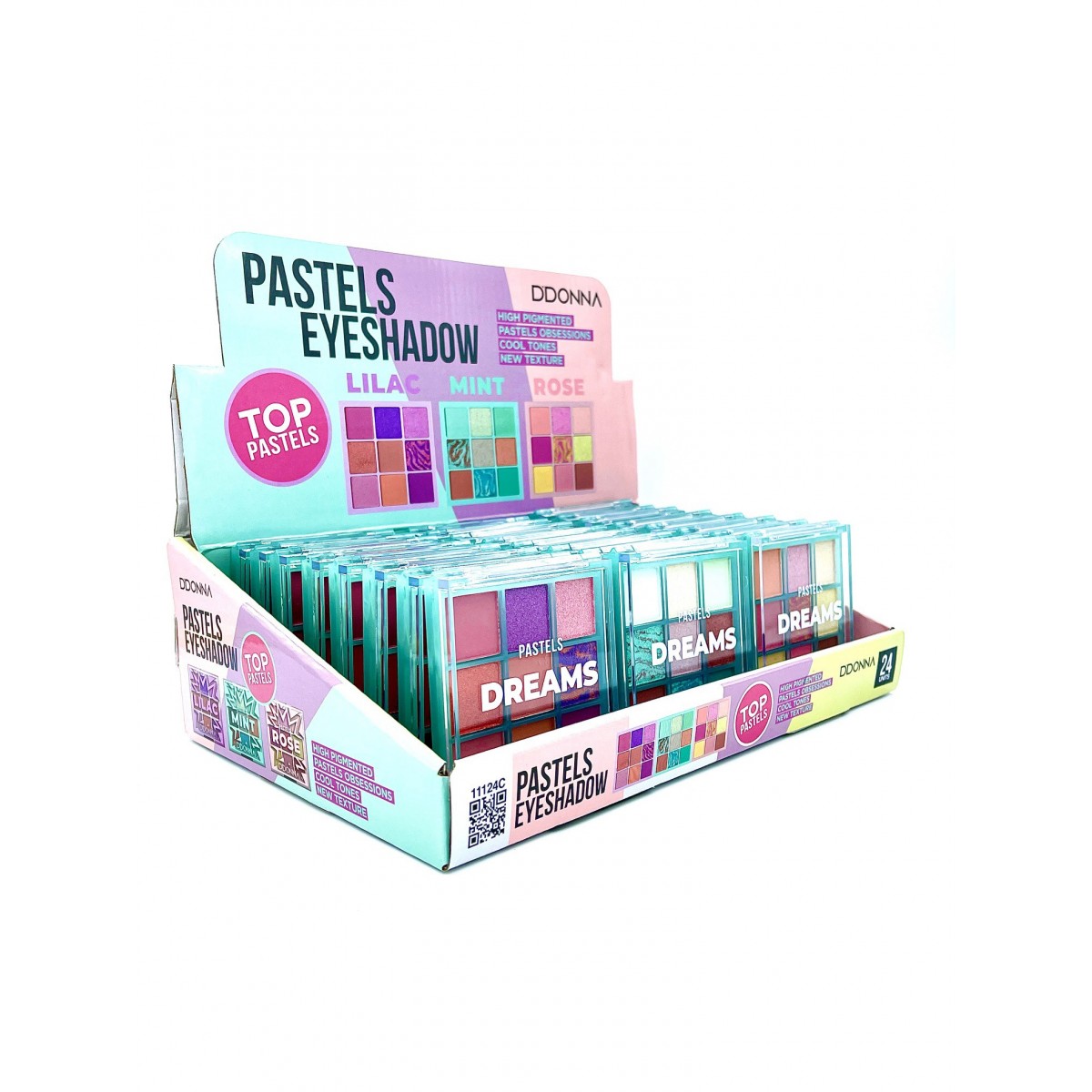 Pastels Eyeshadow Lilac + Mint + Rose